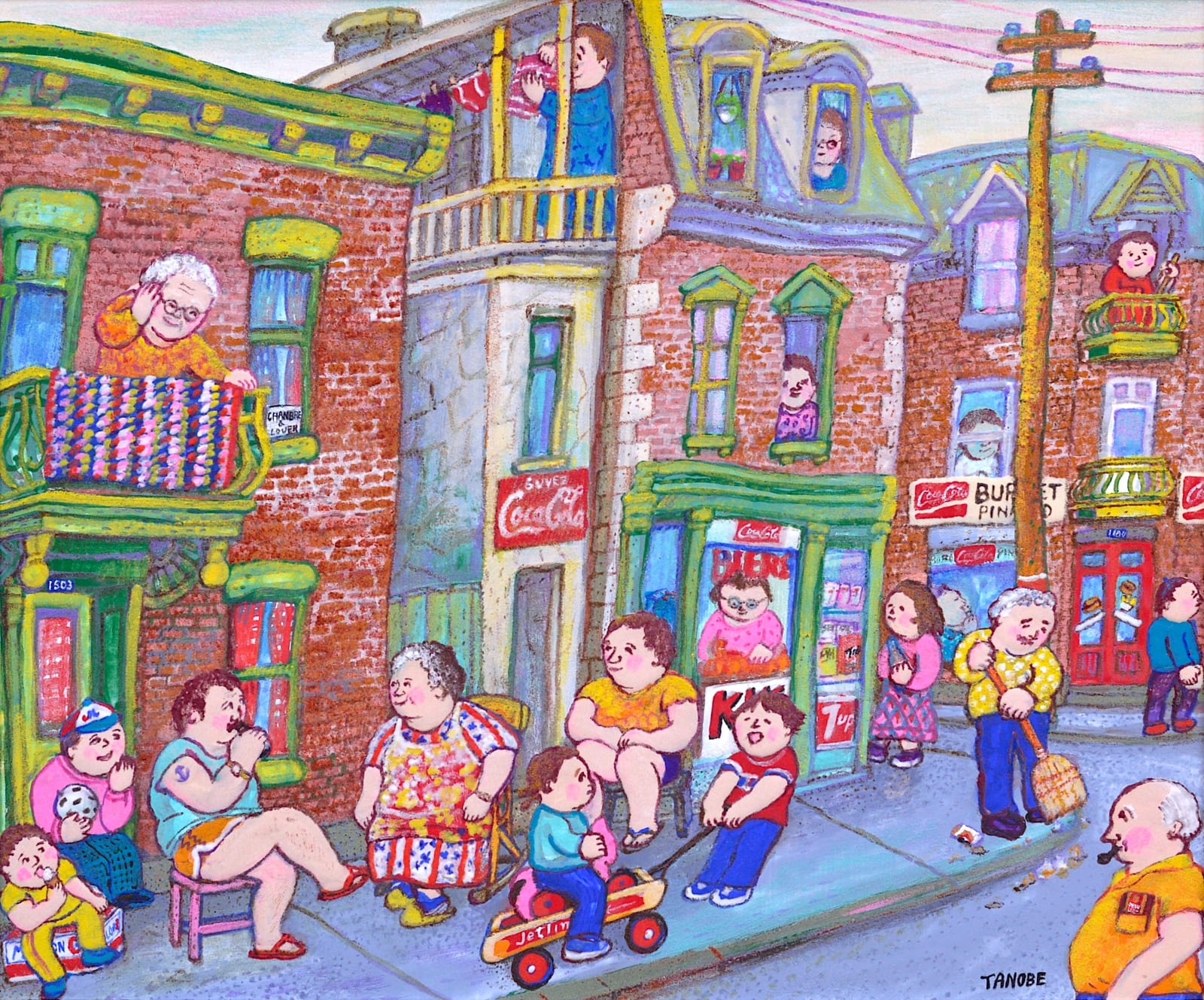 Miyuki Tanobe, Vie de Quartier, Montreal, 1980