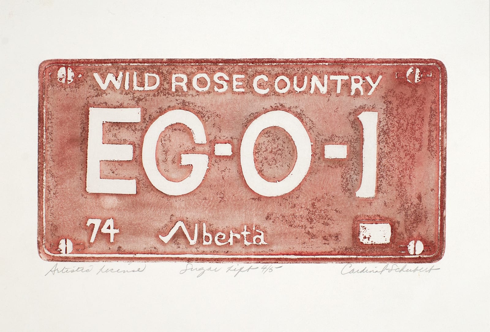 Joane Cardinal-Schubert, Artistic License, 1974