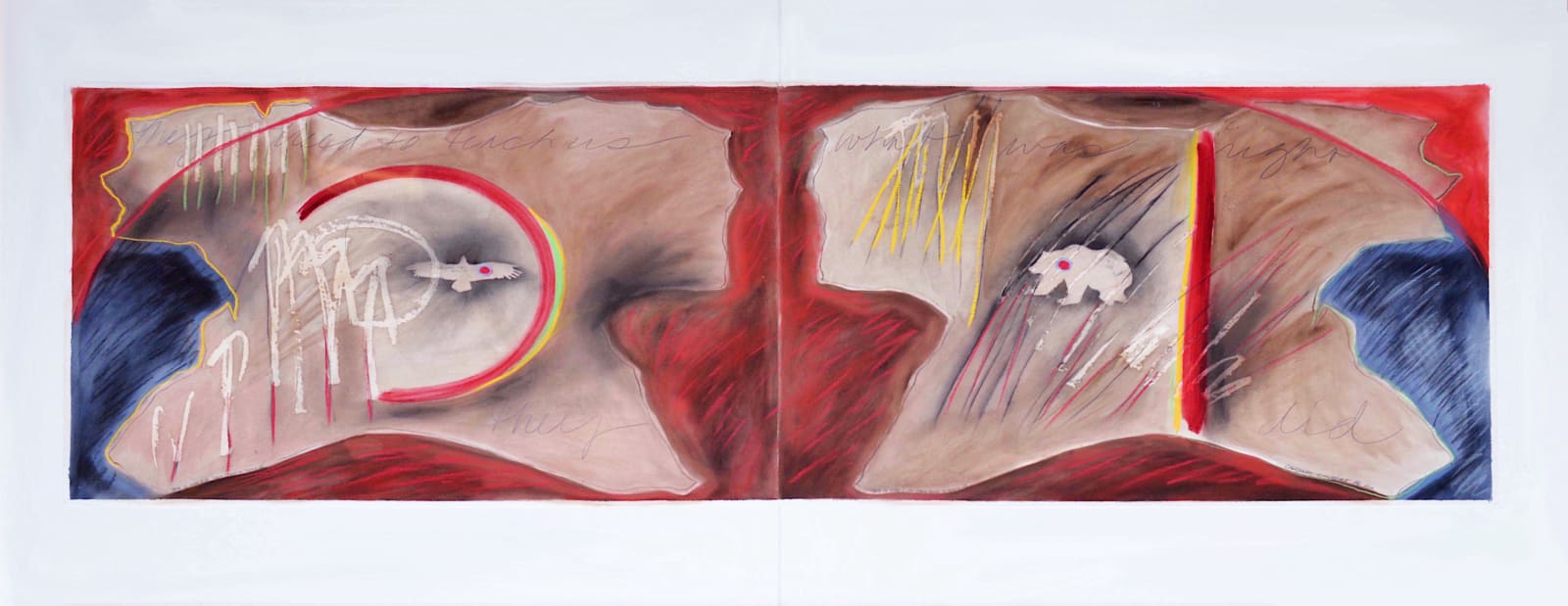 Joane Cardinal-Schubert, They Tried to Teach Us What Was Right, 1986