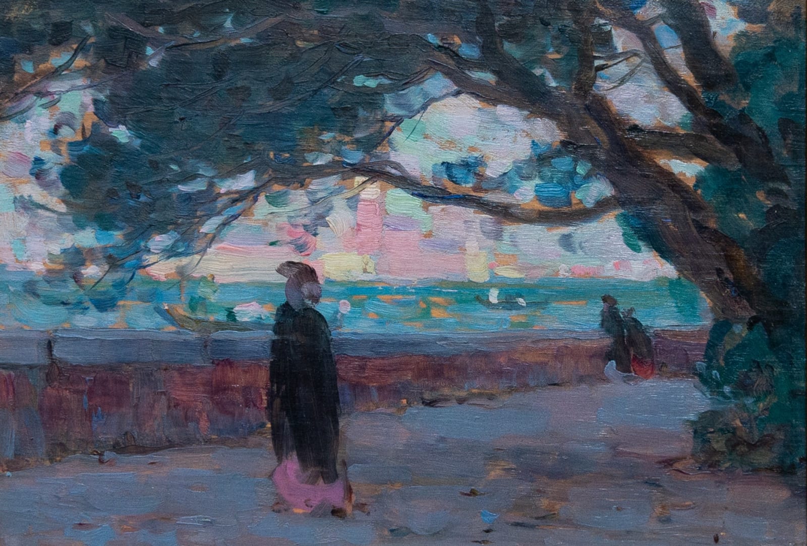 Clarence Gagnon, Vue des Jardins Publics, Venice, 1905