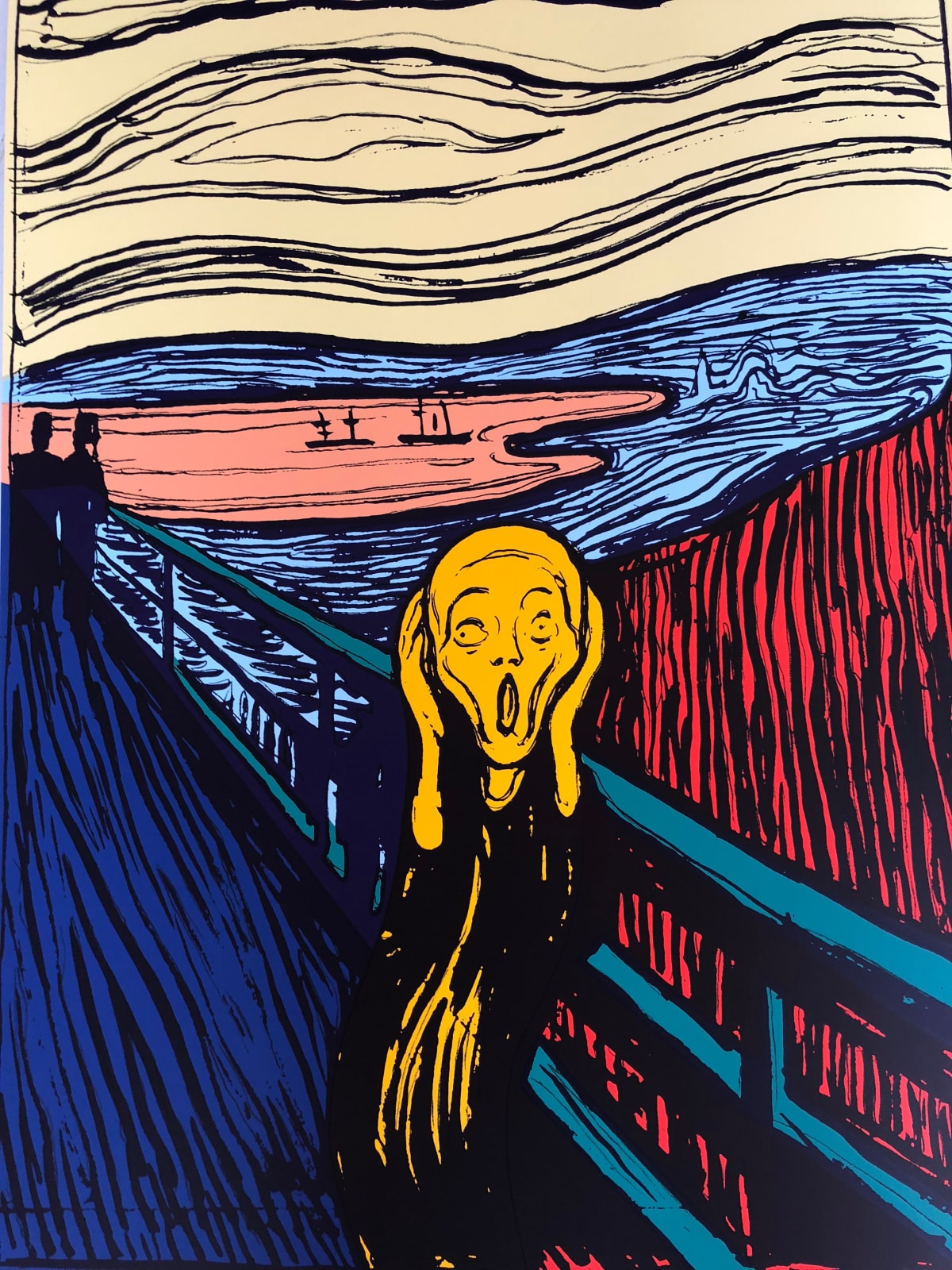 Sunday B. Morning Munch s The Scream Orange International Art Masters Gallery