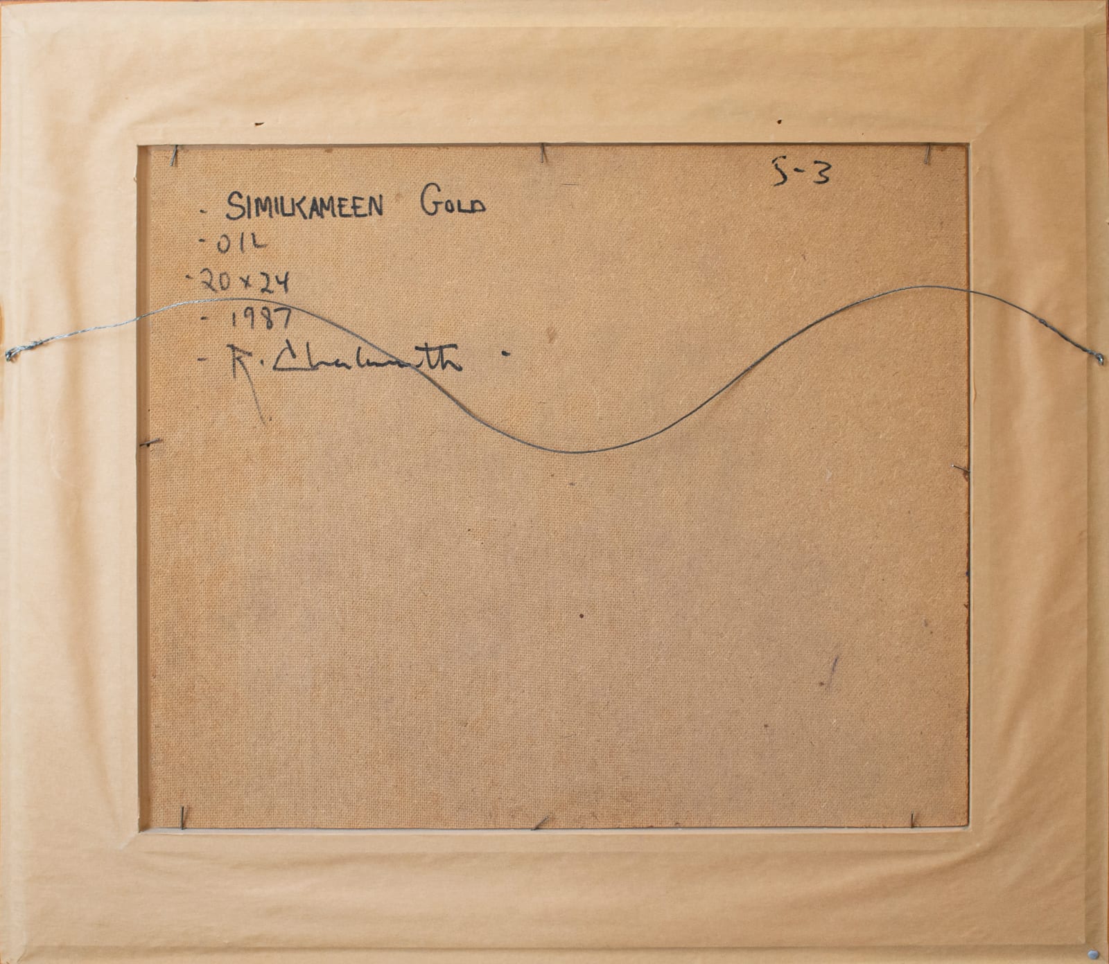 Rod Charlesworth, Similkameen Gold, 1987