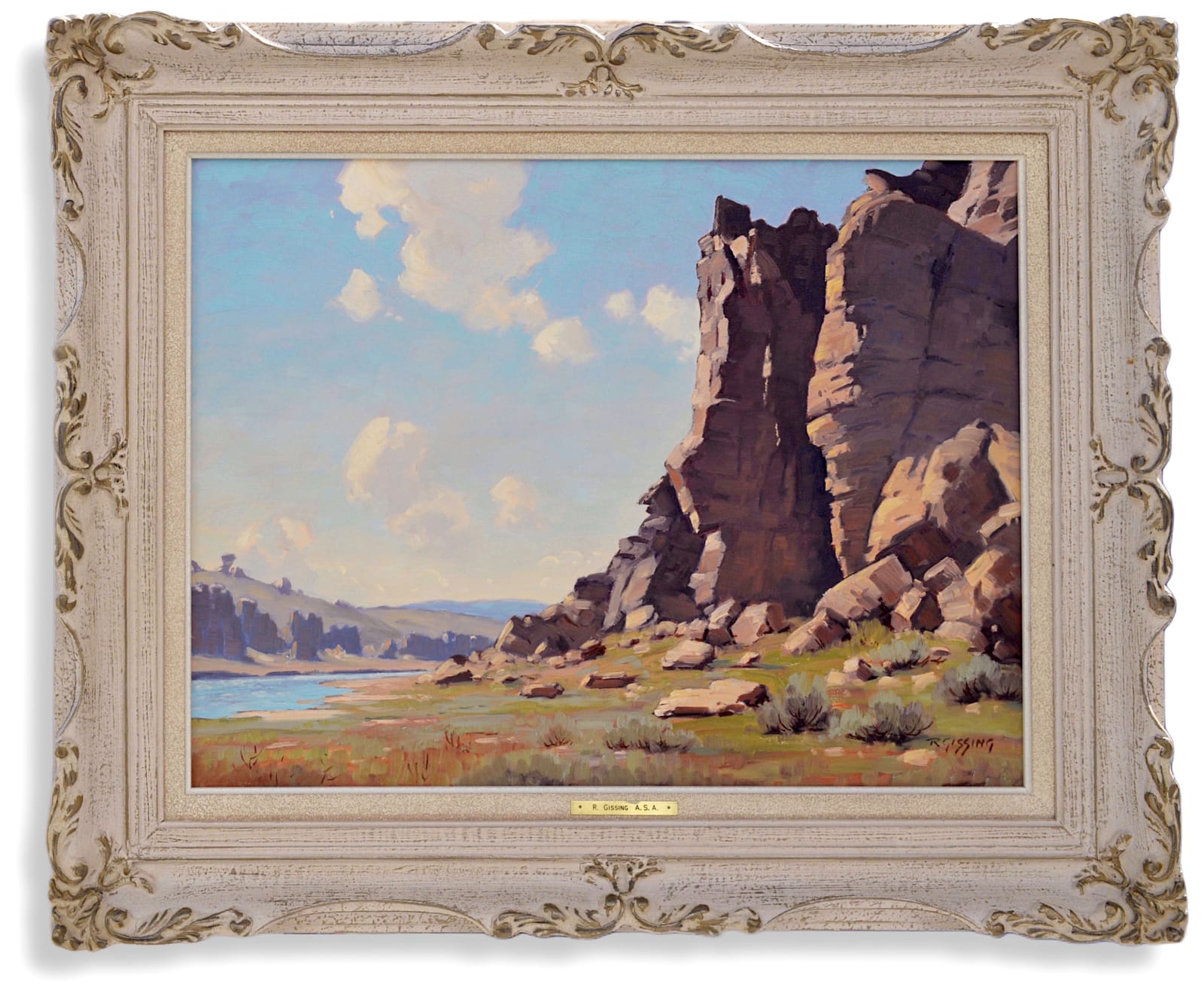 Roland Gissing, Milk River Rocks, 1961