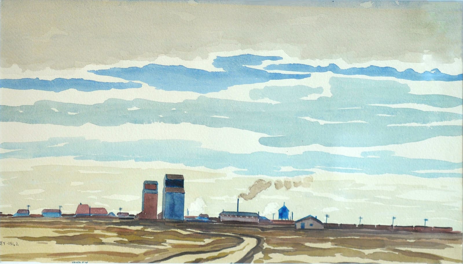 Robert Hurley, Country Landscape, 1942