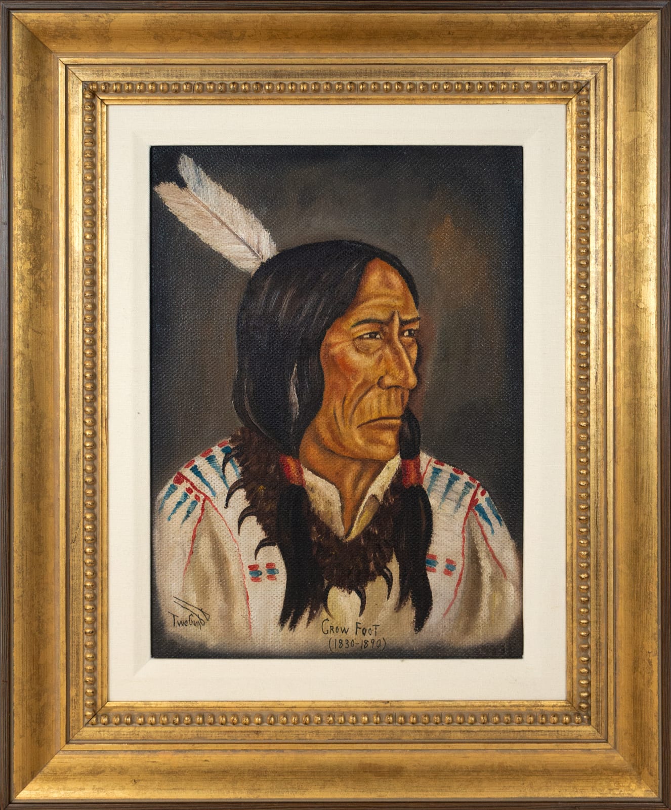 Two Gun (Percy Plainswoman), Crow Foot 1830-1890