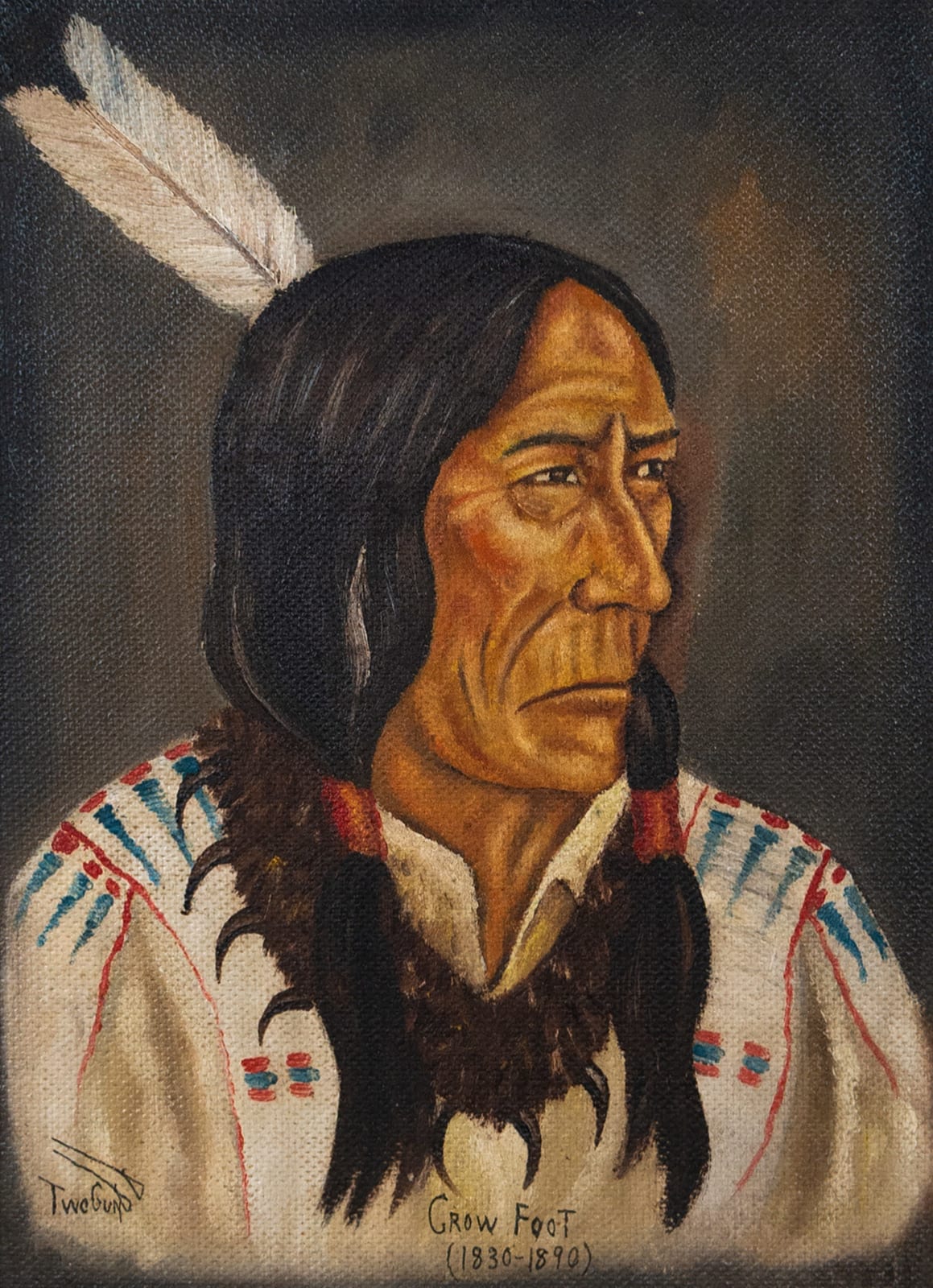 Two Gun (Percy Plainswoman), Crow Foot 1830-1890
