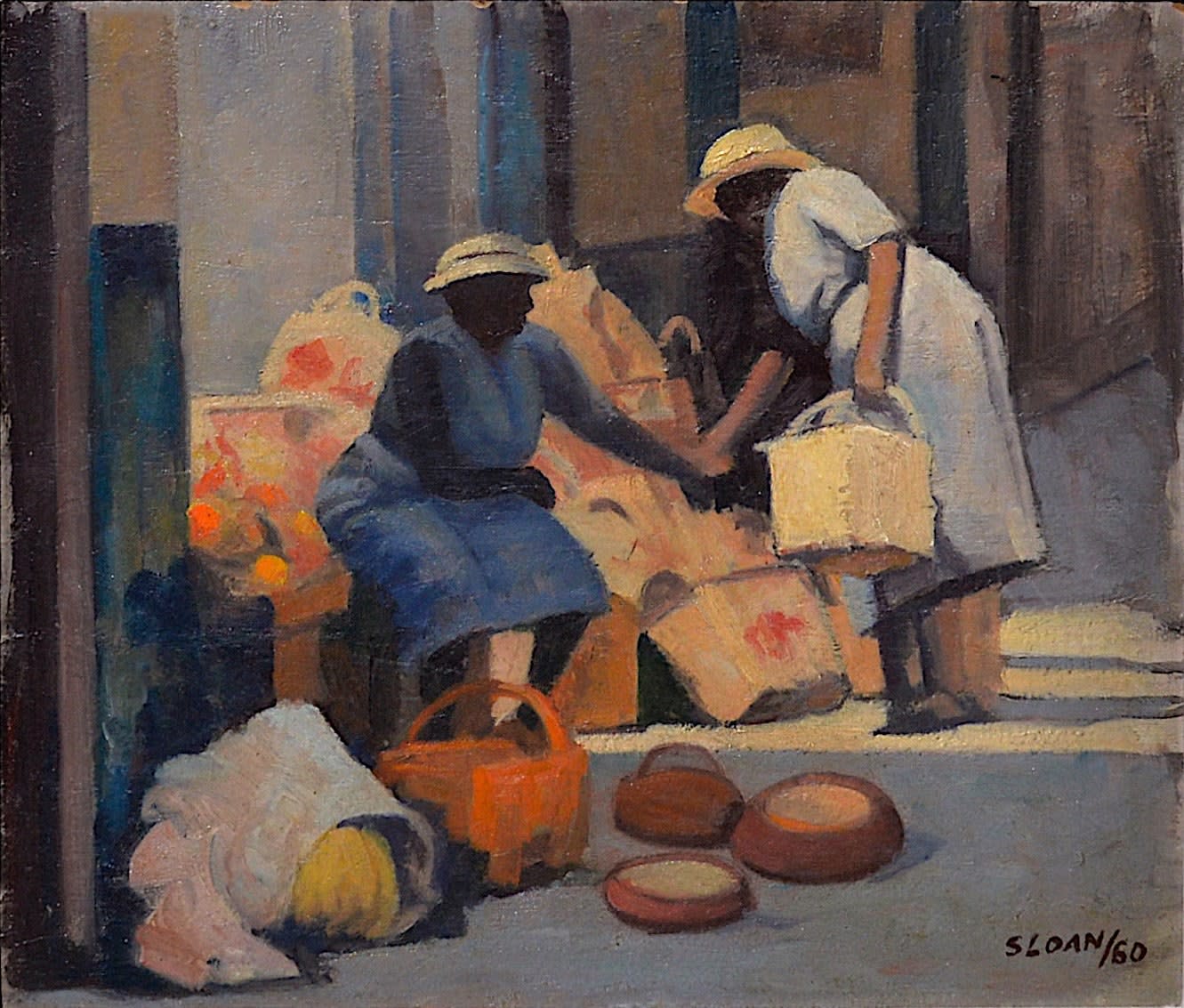 John Sloan, Marketplace, 1960