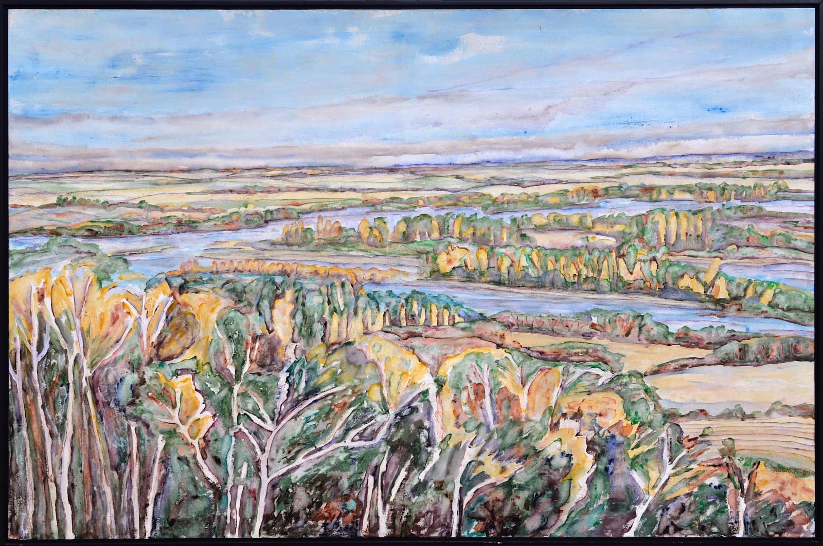 Adeline Rockett, Early Autumn Near the River, 1984