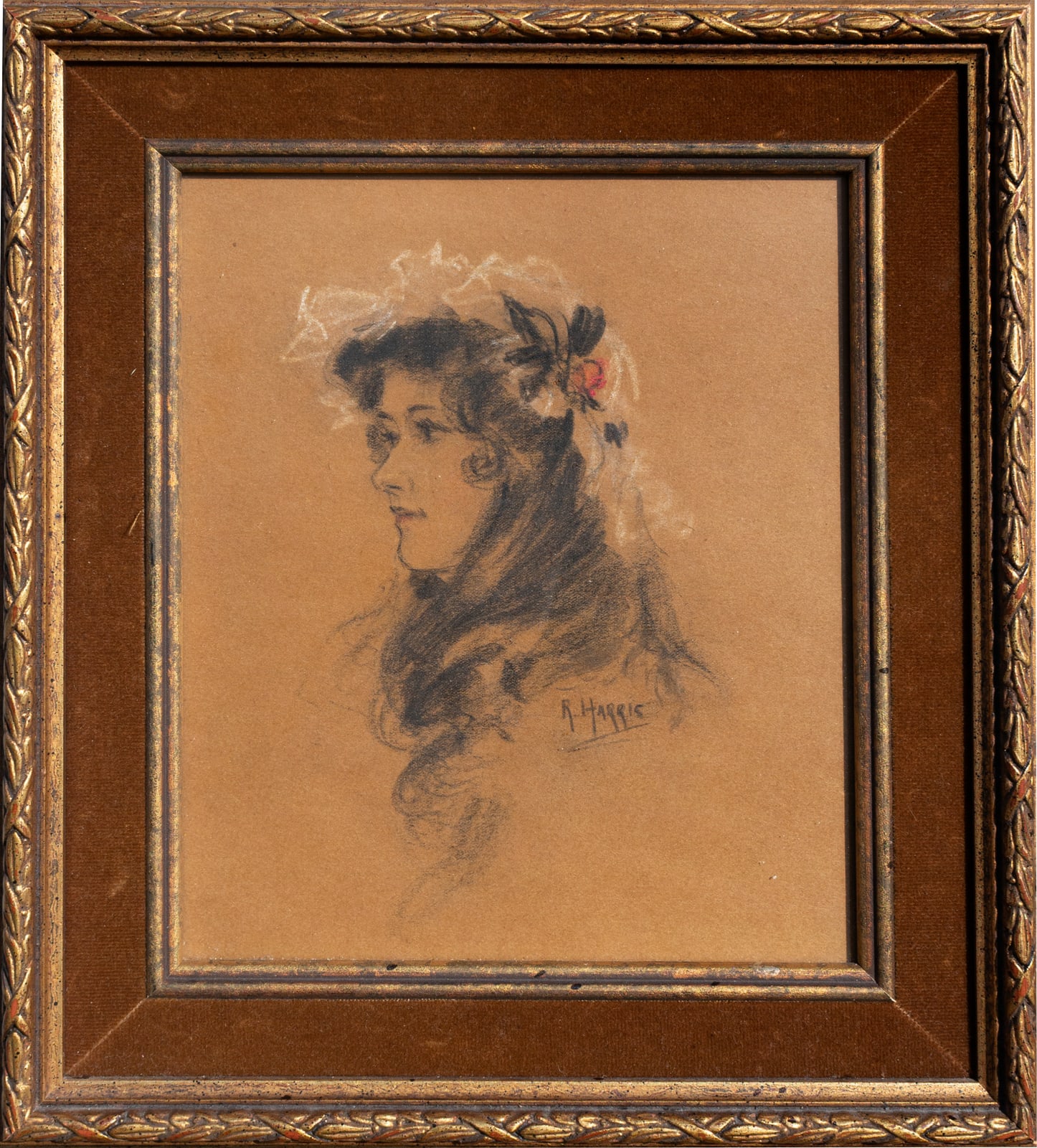 Robert Harris, Portrait of a Young Girl, c. 1880