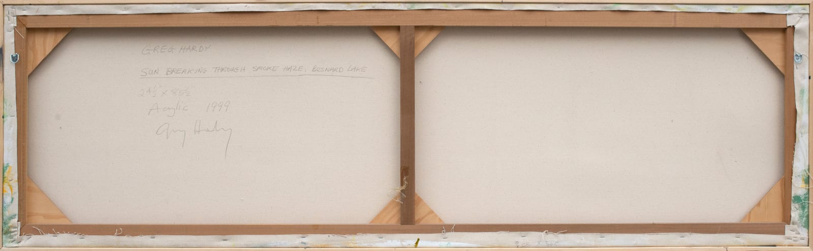 Greg Hardy, Sun Breaking Through Smoke Haze, Besnard Lake, 1999