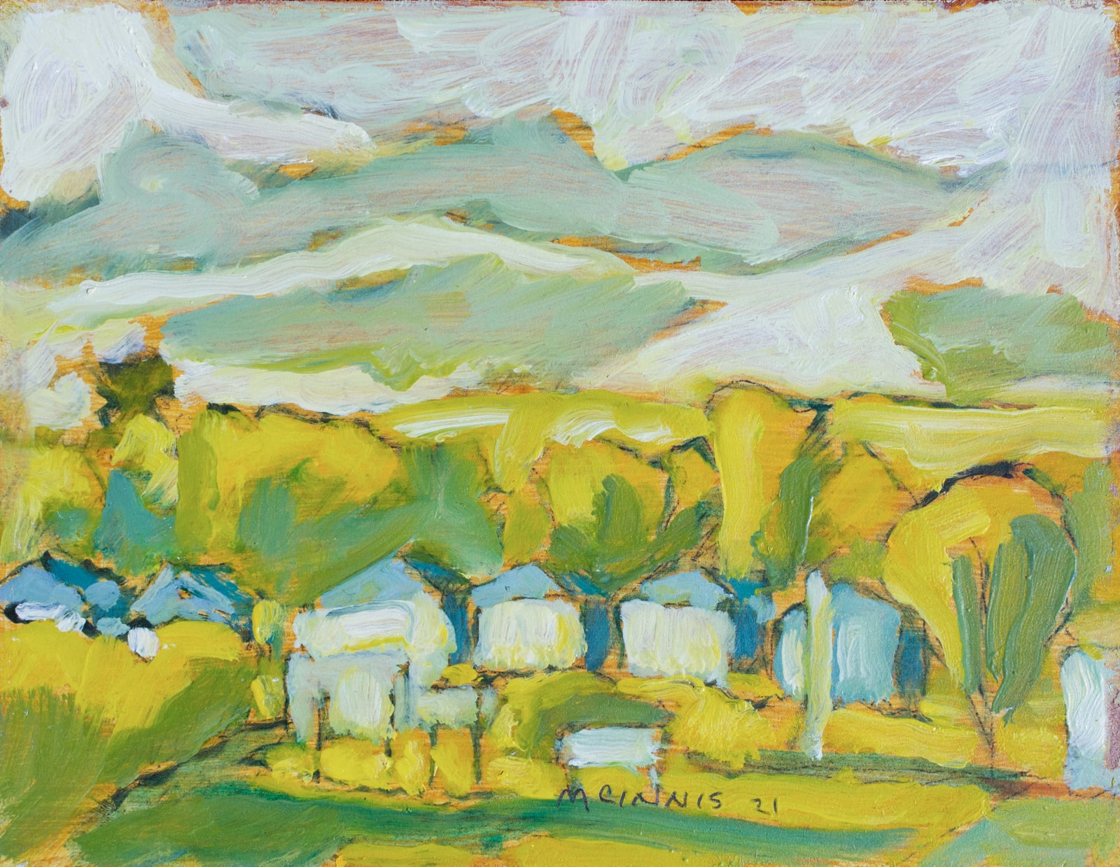 R.F.M. McInnis, Morning Sun Gleams, 2021
