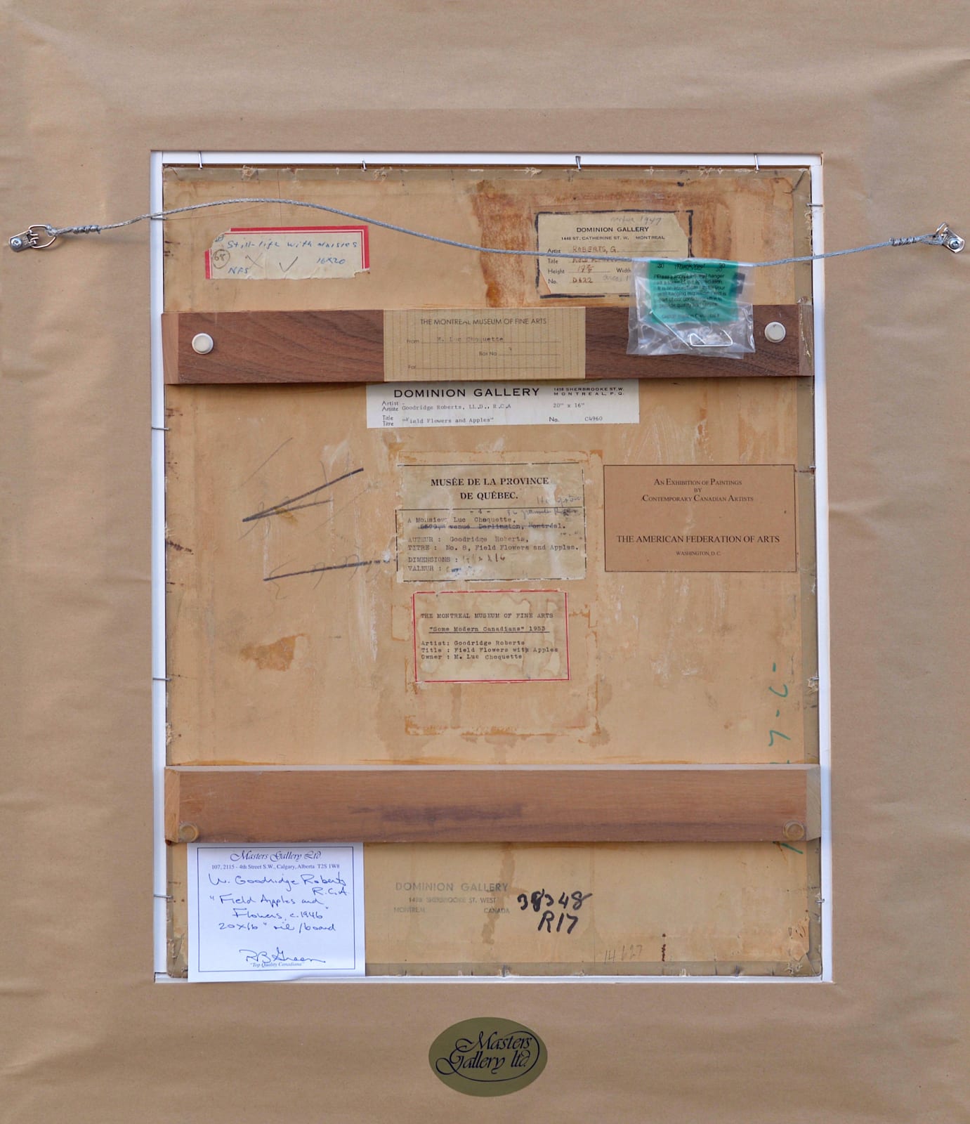 Goodridge Roberts, Field of Flowers and Apples, c. 1946