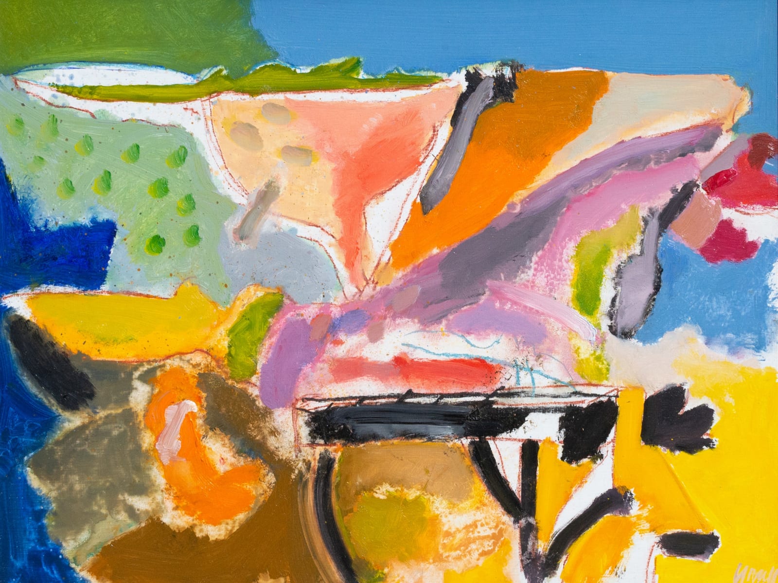 Les Graff, Hillside and Water Trough