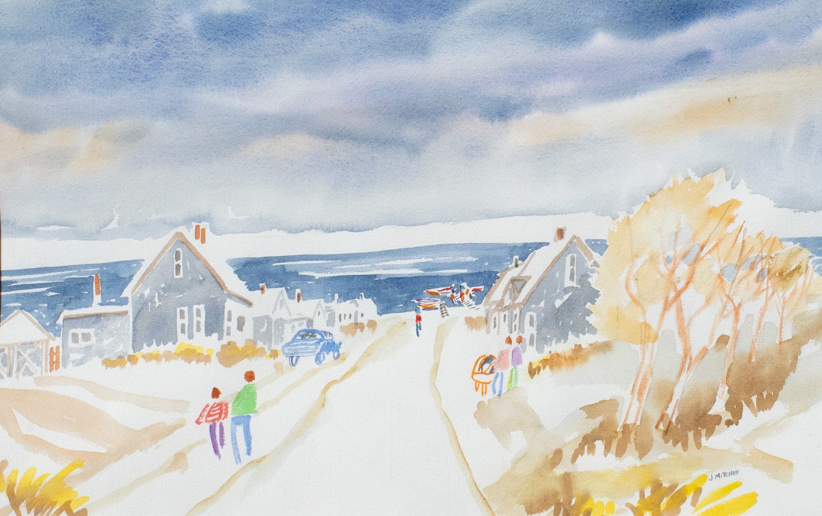 Janet Mitchell, Hoisting the Sails