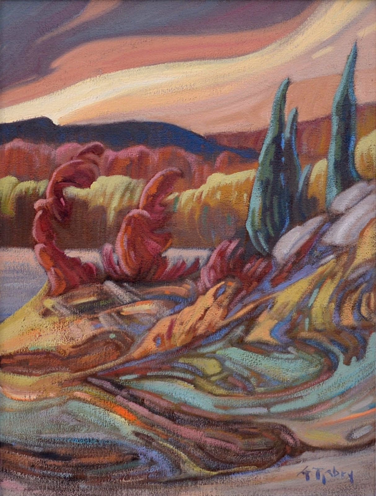 Gaston Rebry, Sunset