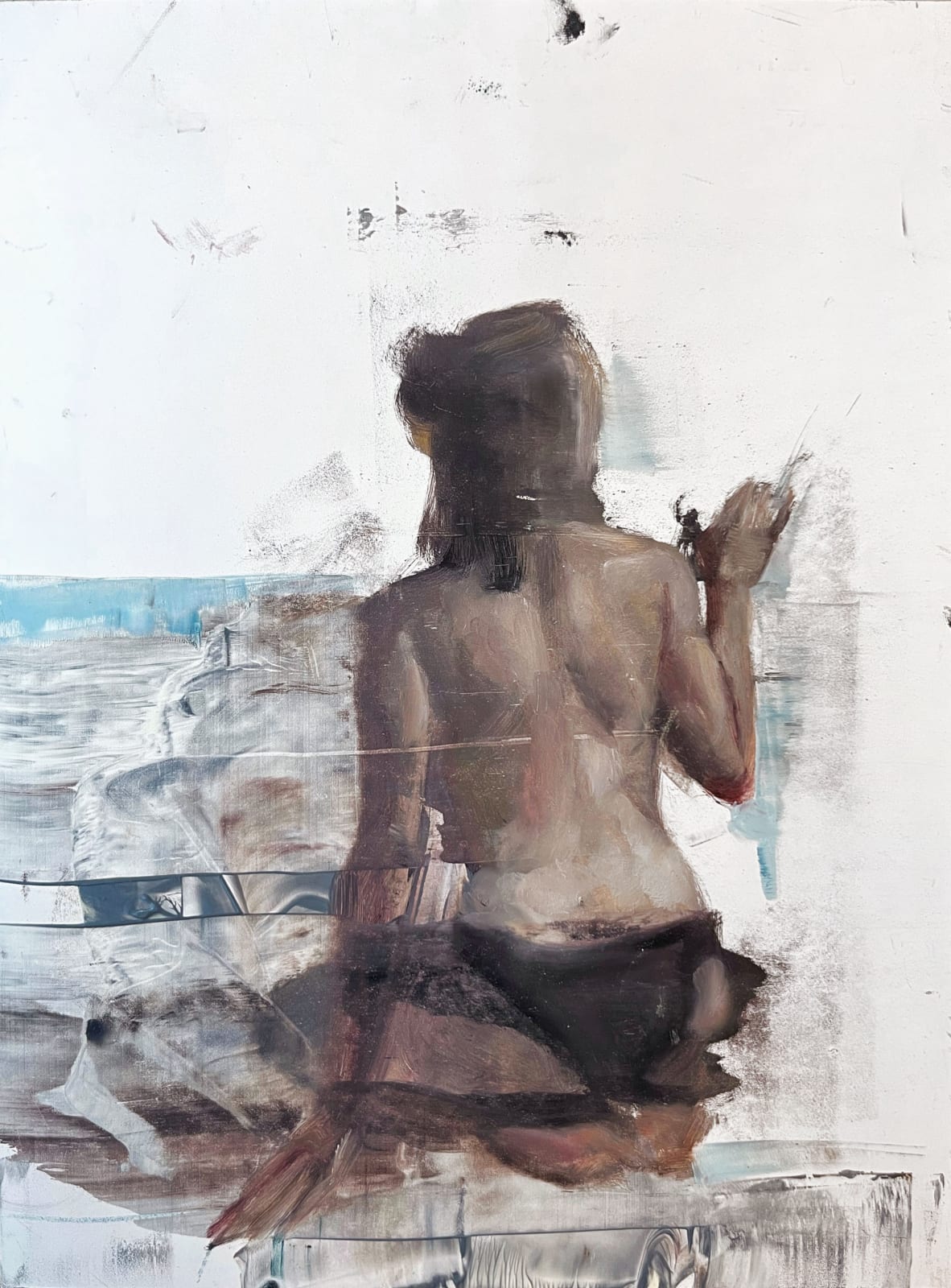 Michael Corner, Kneeling Woman, 2021