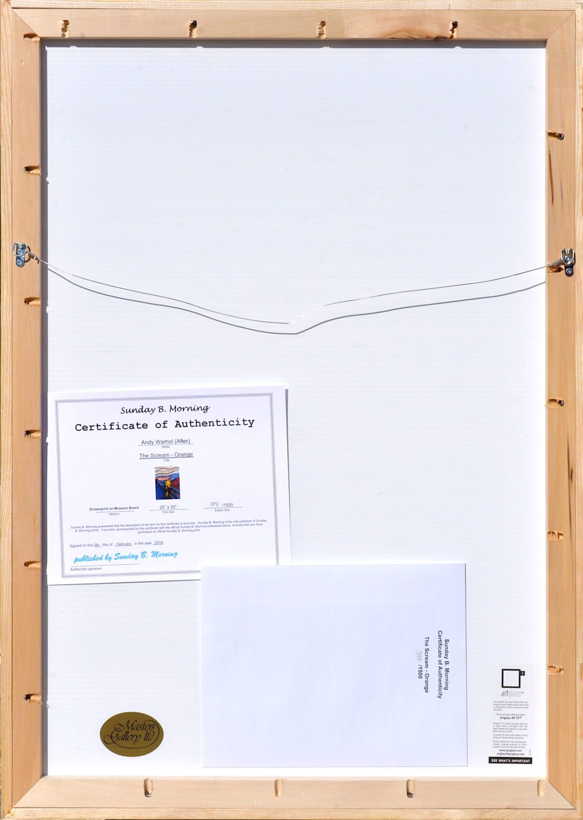 Sunday B. Morning, Munch's The Scream (Orange)