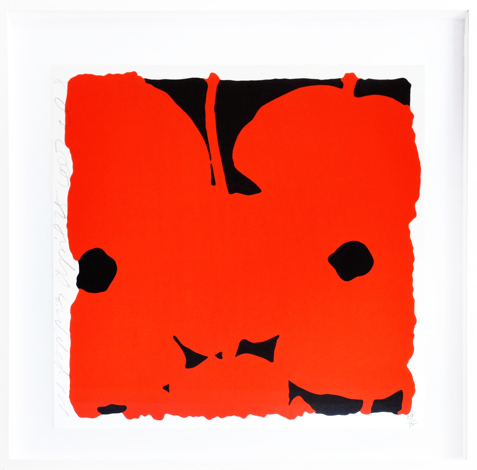 Donald Sultan, Red Poppies, 2007