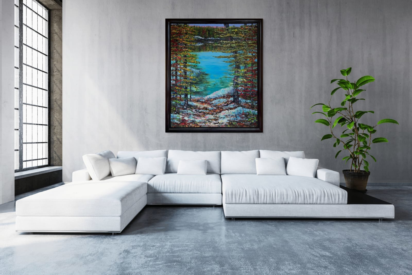 John Barkley, Blue Path In #4, 2012