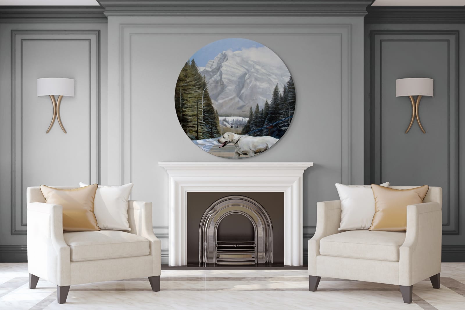 Pascale Ouellet, Something in the Way 7 (Larch and Fairholme in Canmore), 2021