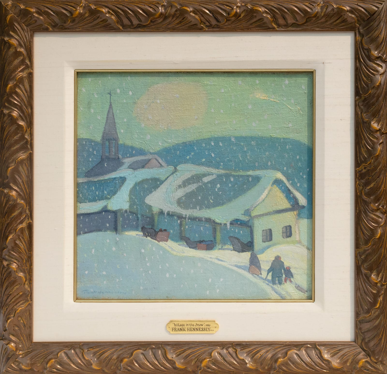 Frank Hennessey, Village in the Snow