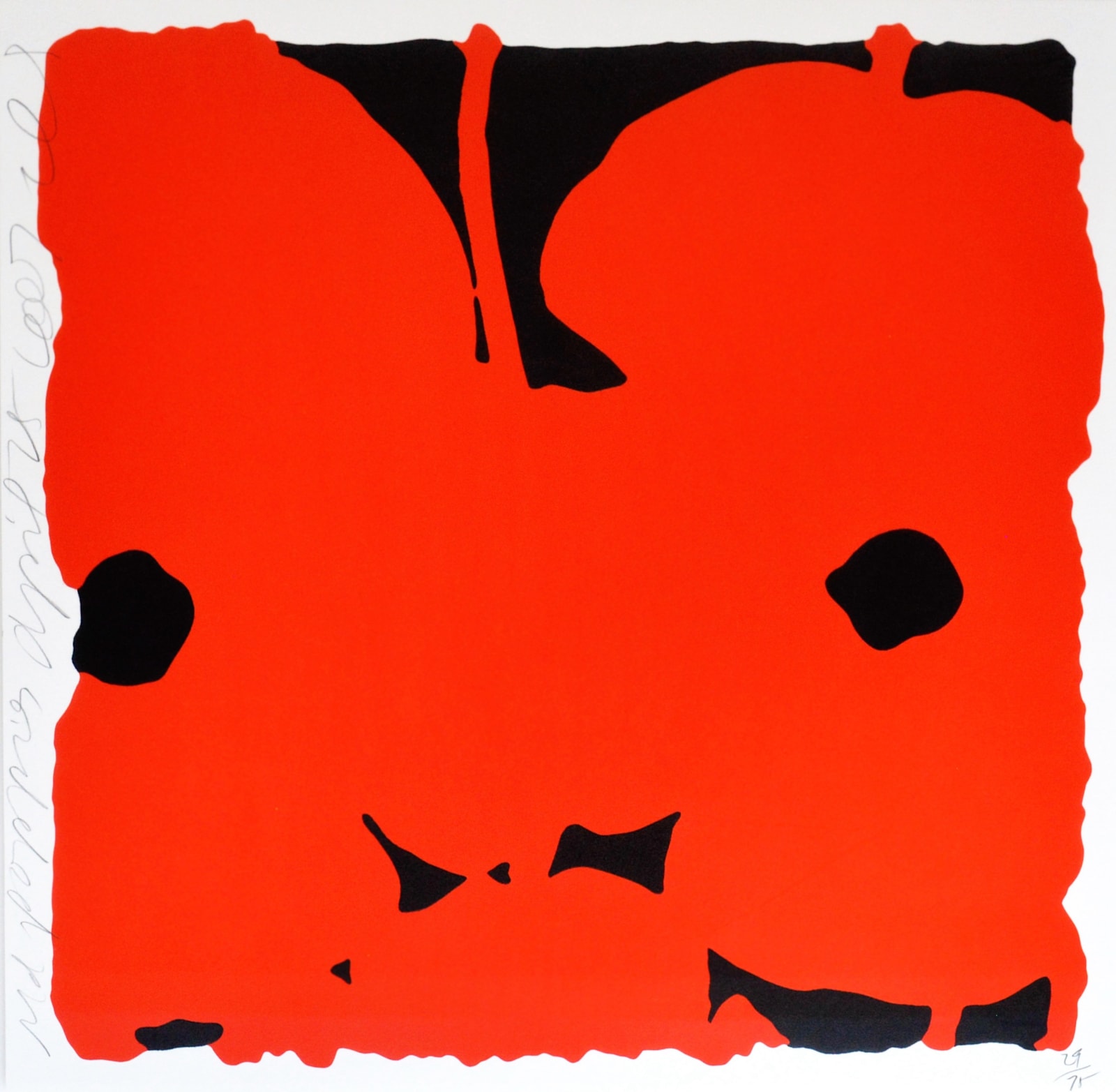 Donald Sultan, Red Poppies, 2007