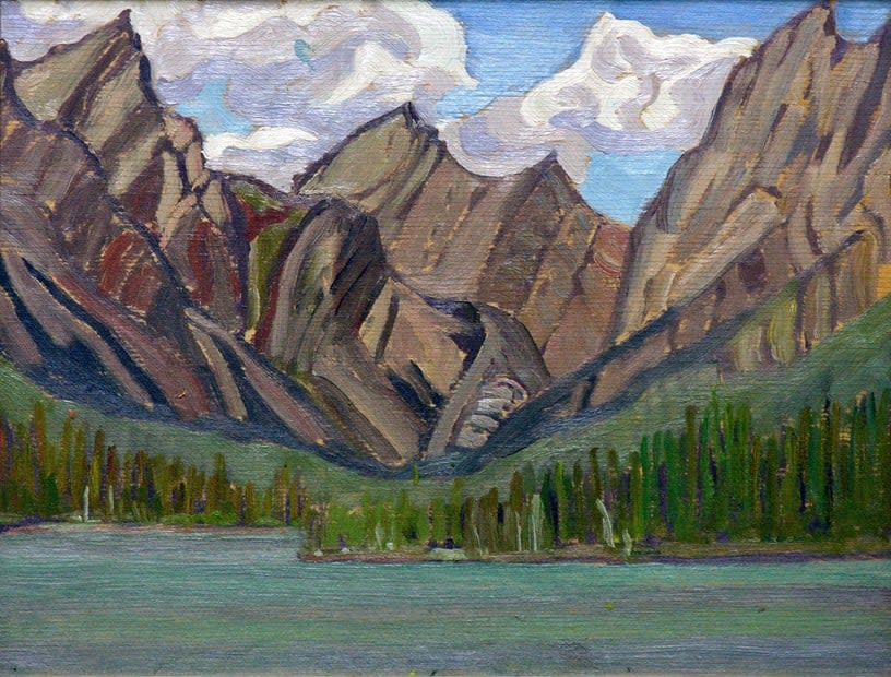 Frederick Grant Banting, Lake in the Rockies, 1936