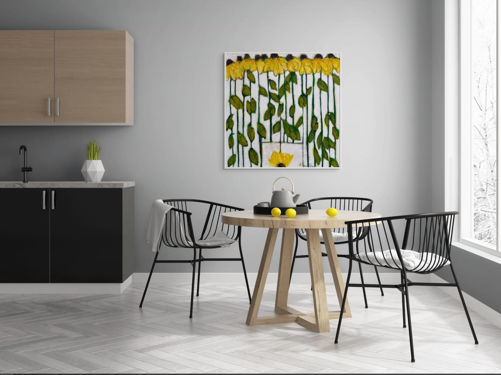 Danielle Lanteigne, Composition de Fleurs, 2025