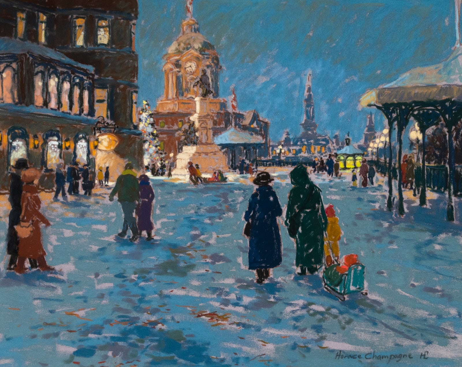 Horace Champagne, The Old Post Office Clock