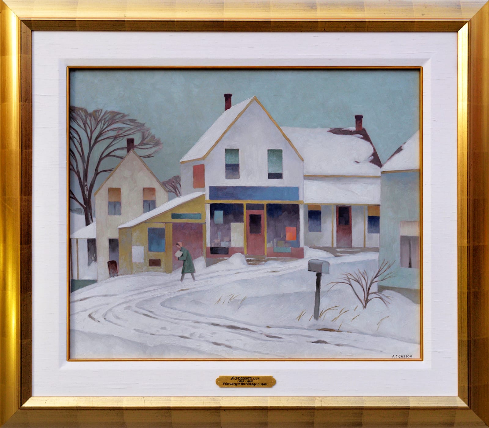 Alfred Joseph Casson, February in the Village