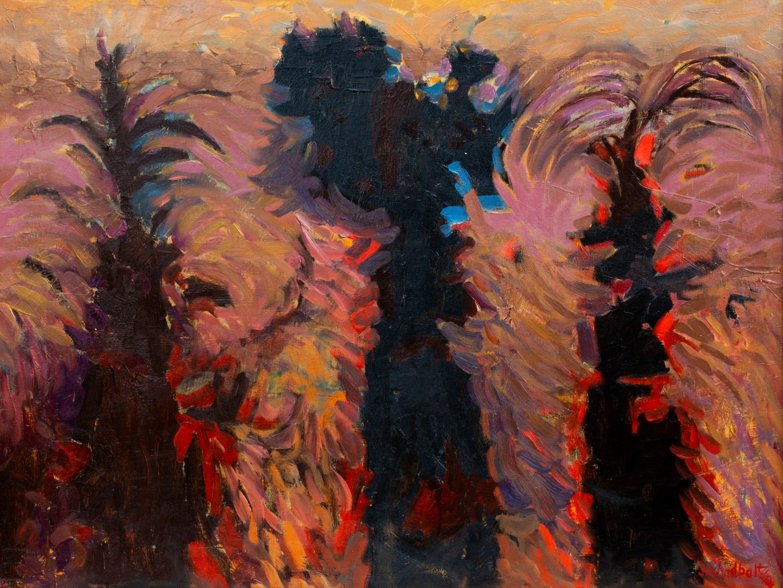 Jack Shadbolt, Palmetto Stumps, 1958