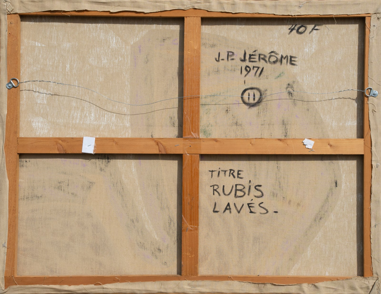 Jean-Paul Jérôme, Rubis Lavés, 1971