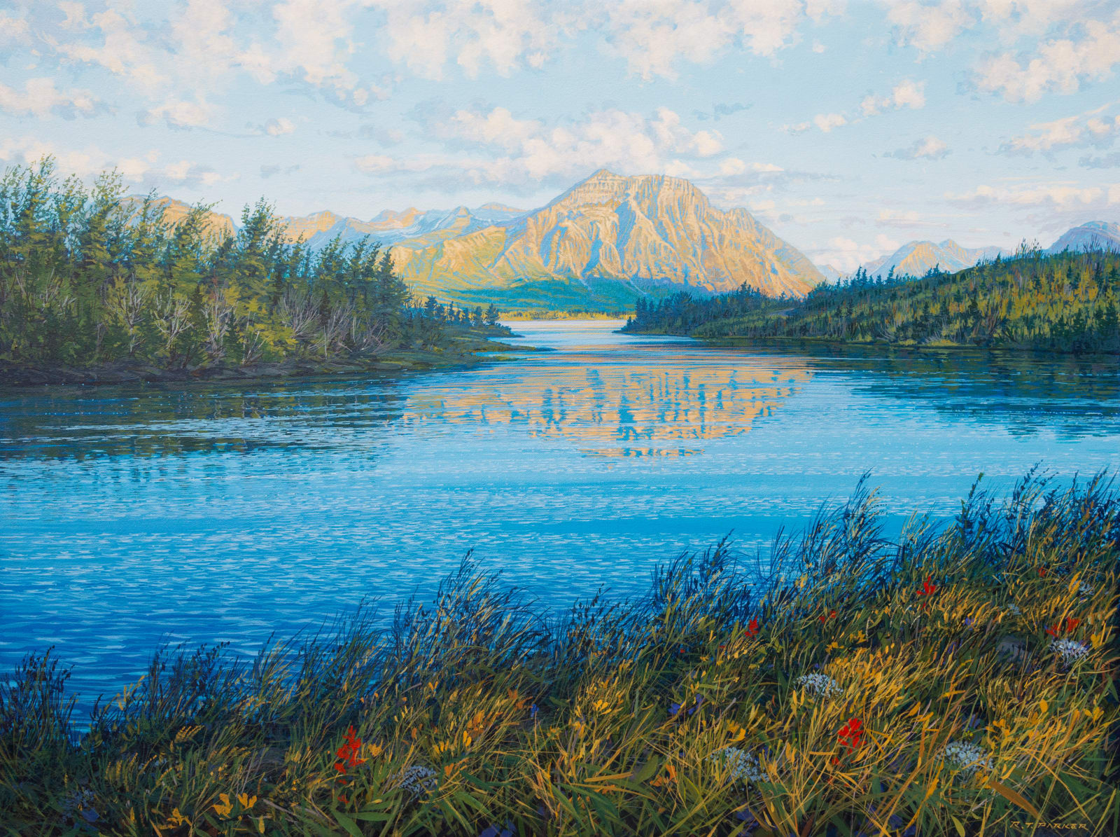 Randolph Parker, View Toward Vimy Peak, Waterton Lakes, 2024