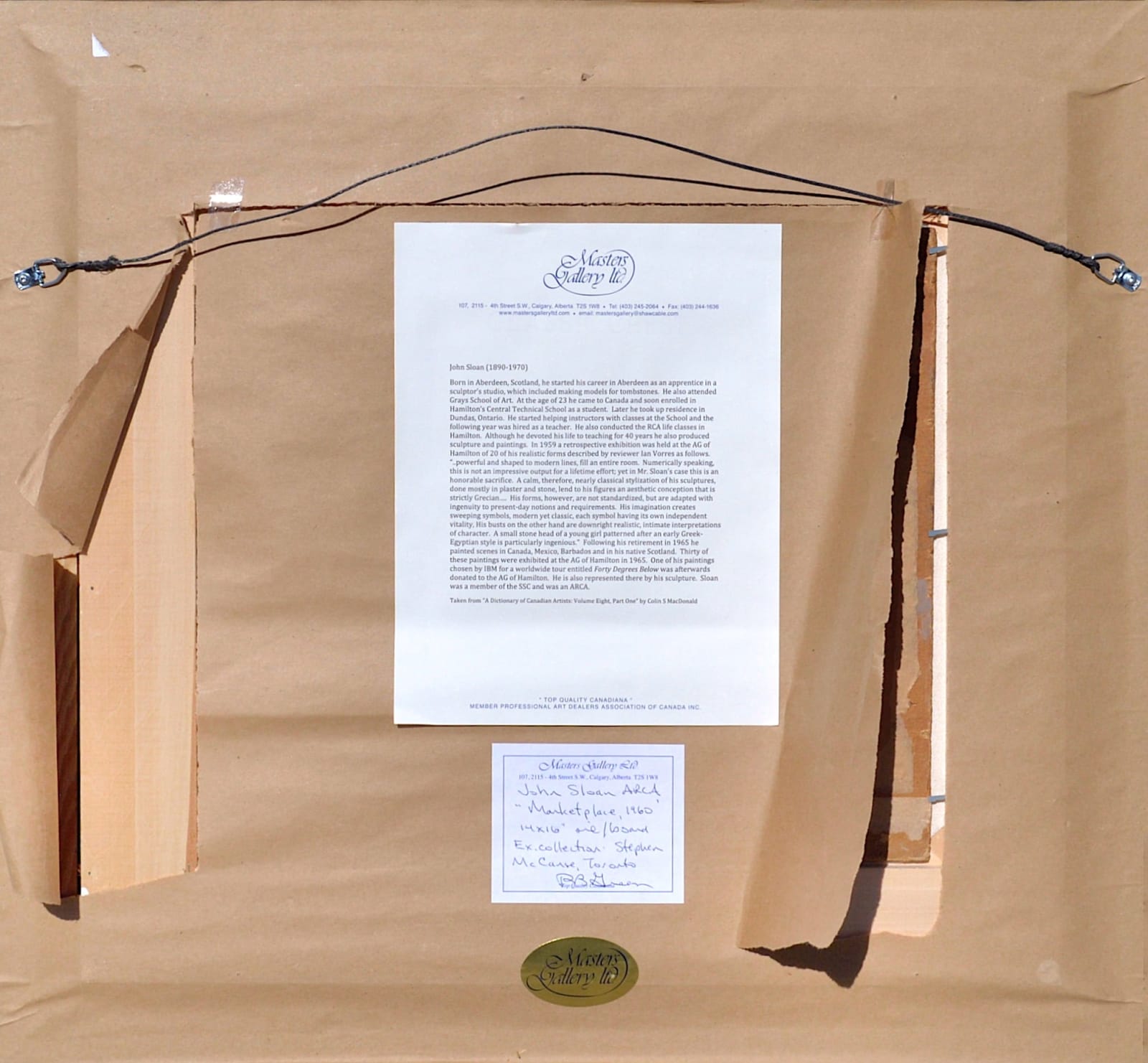 John Sloan, Marketplace, 1960