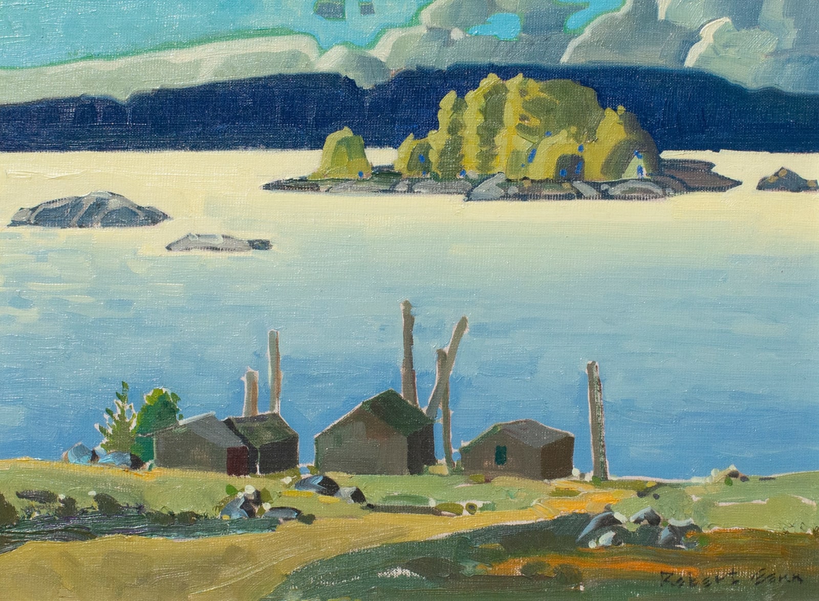 Robert Genn, Grave Island