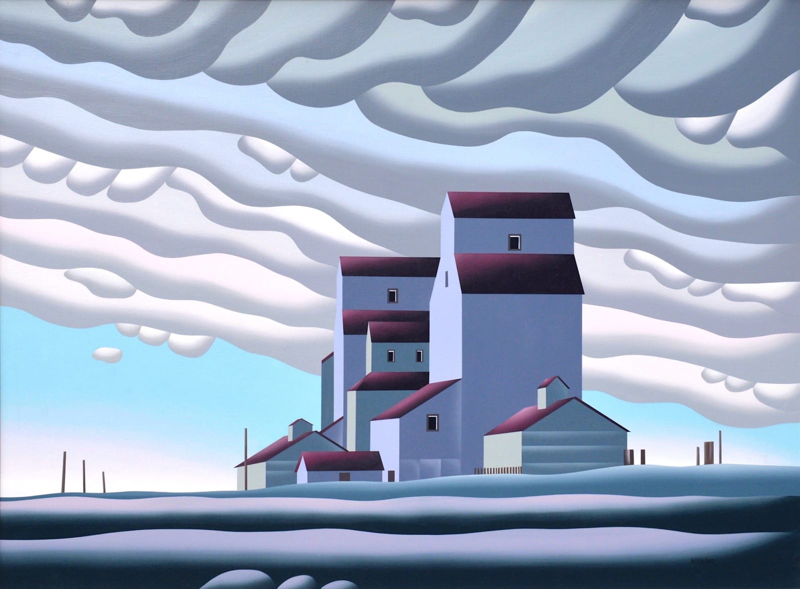 Don Bergland, Grain Elevators , 1985