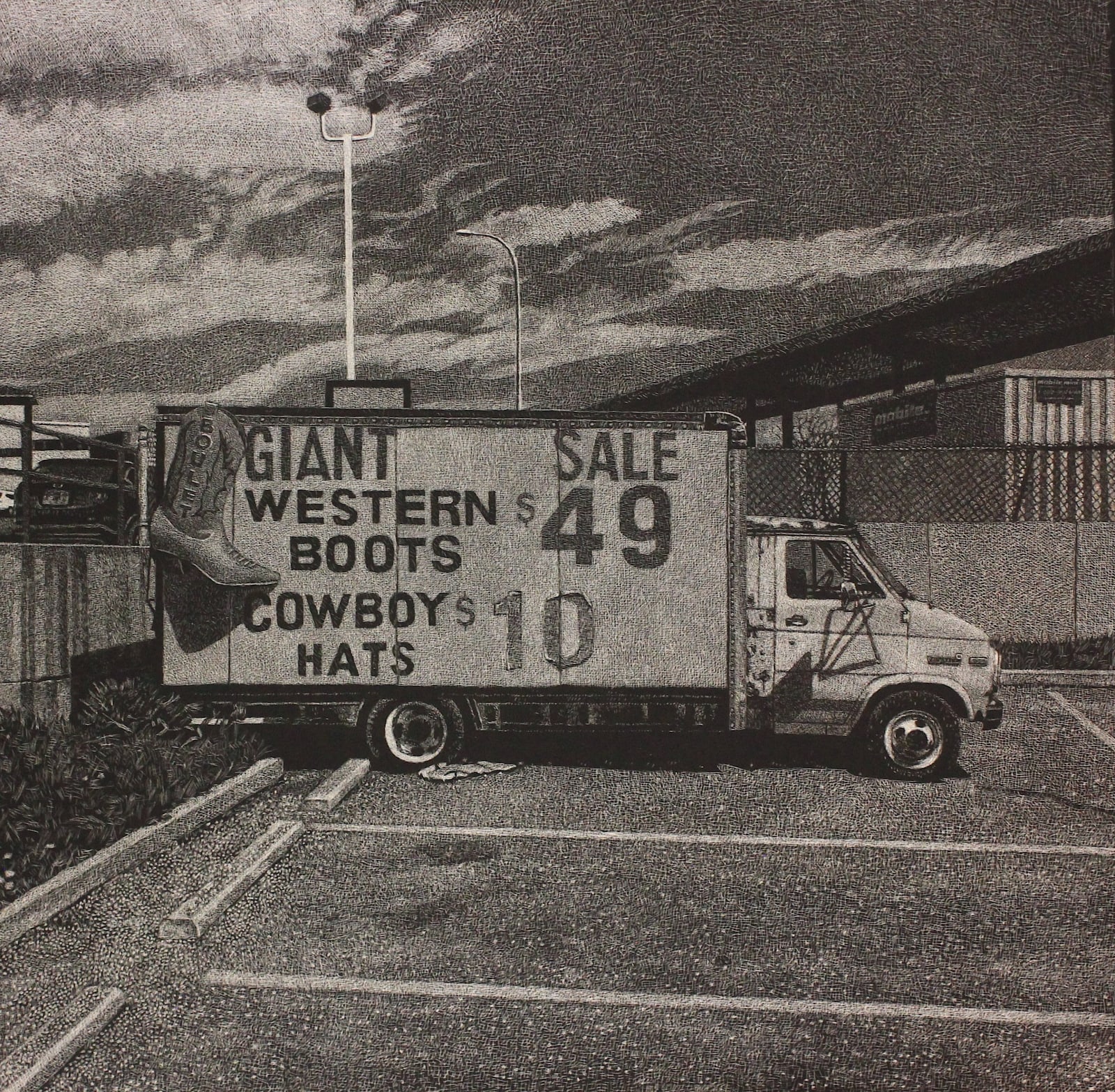 Allan Thomas, Giant Western Boots, 2024