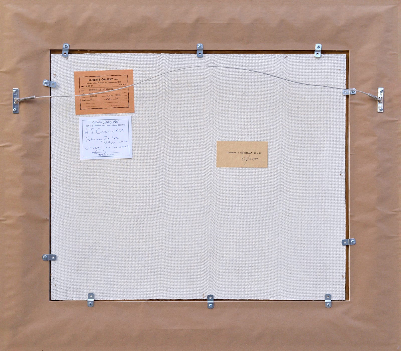 Alfred Joseph Casson, February in the Village