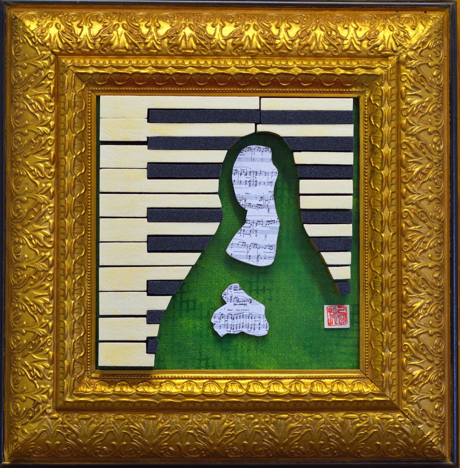Cecilia Gossen, Mona Behind Bars (With Flaxen Hair)