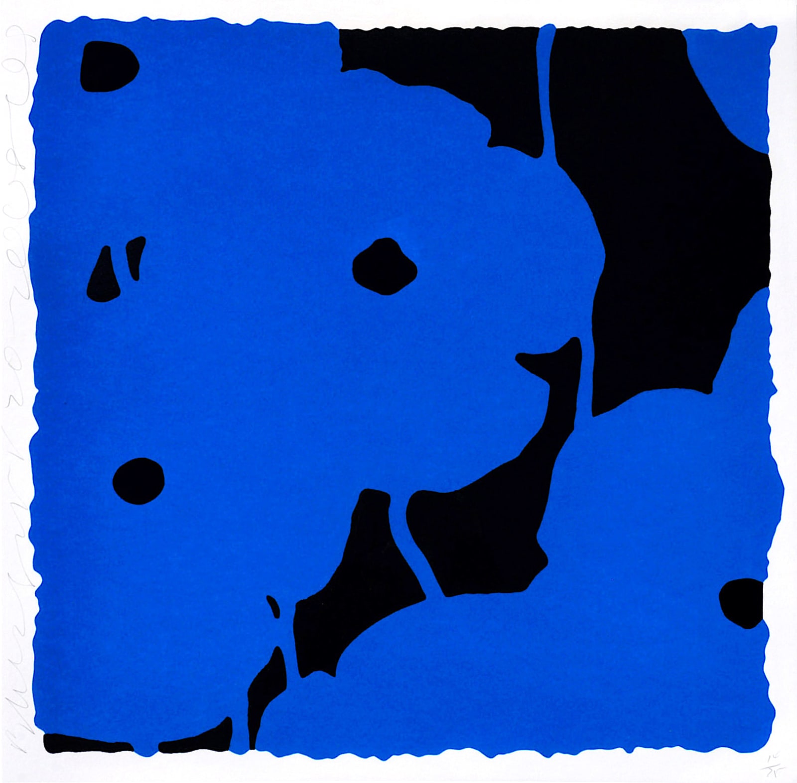 Donald Sultan, Blues, 2008