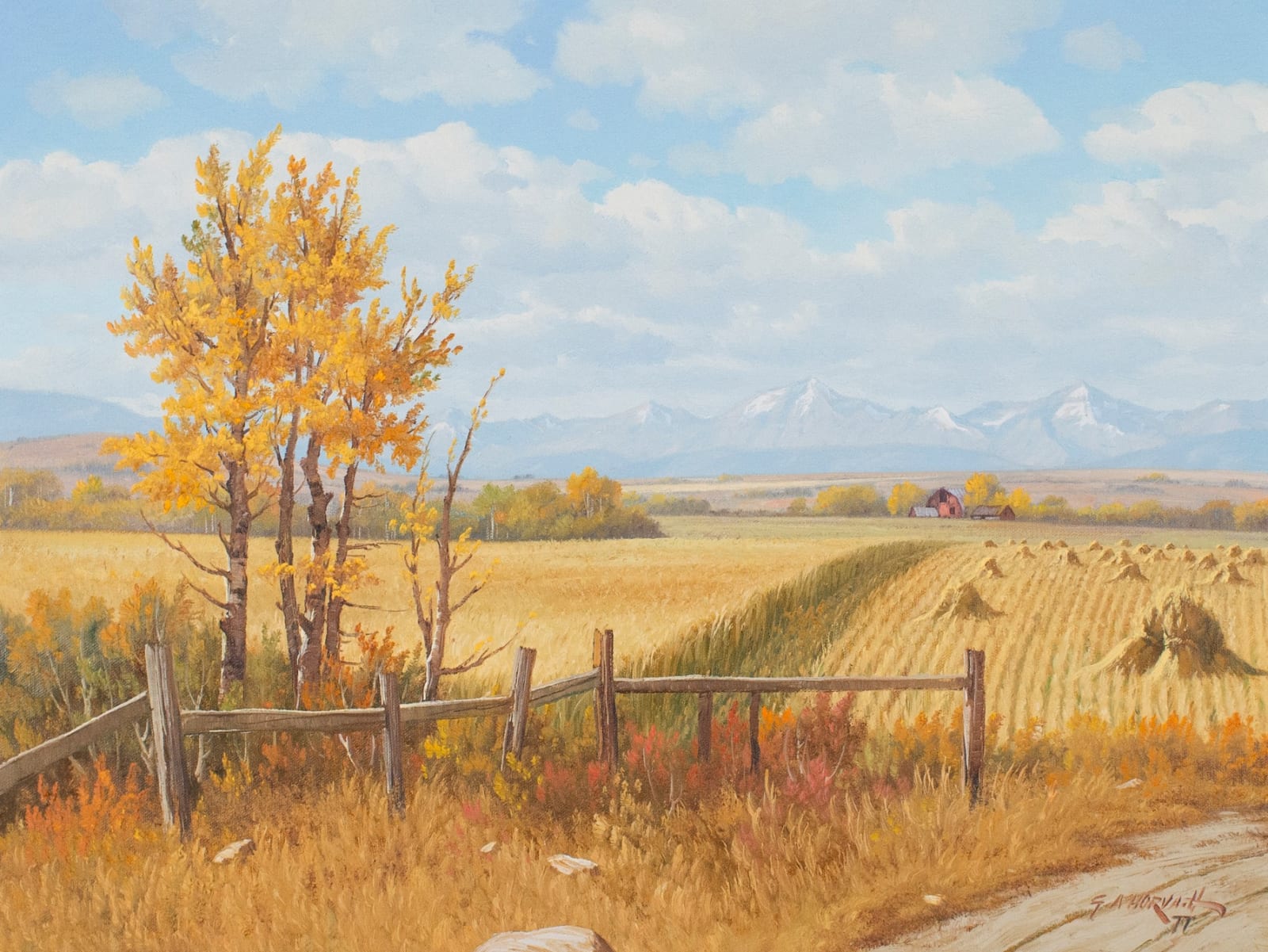 George A. Horvath, Harvest and Birch Trees