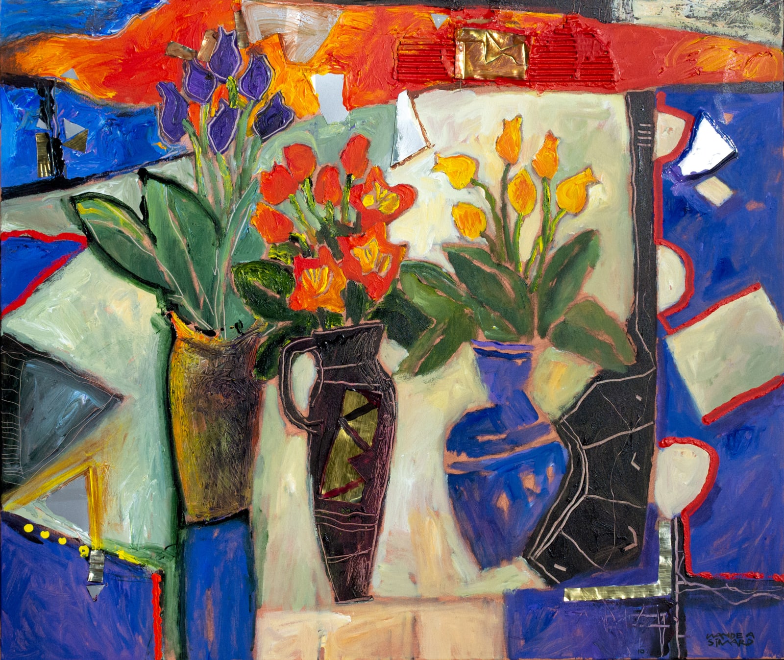 Claude A. Simard, Tulips Composition, 2010