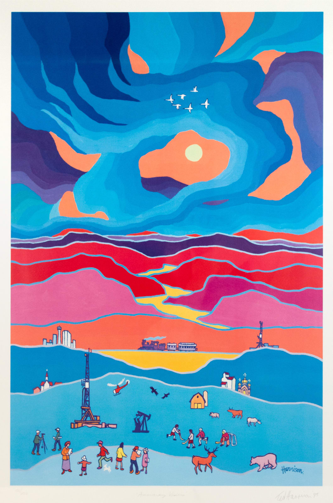 Ted Harrison, Anniversary Visions, 1995
