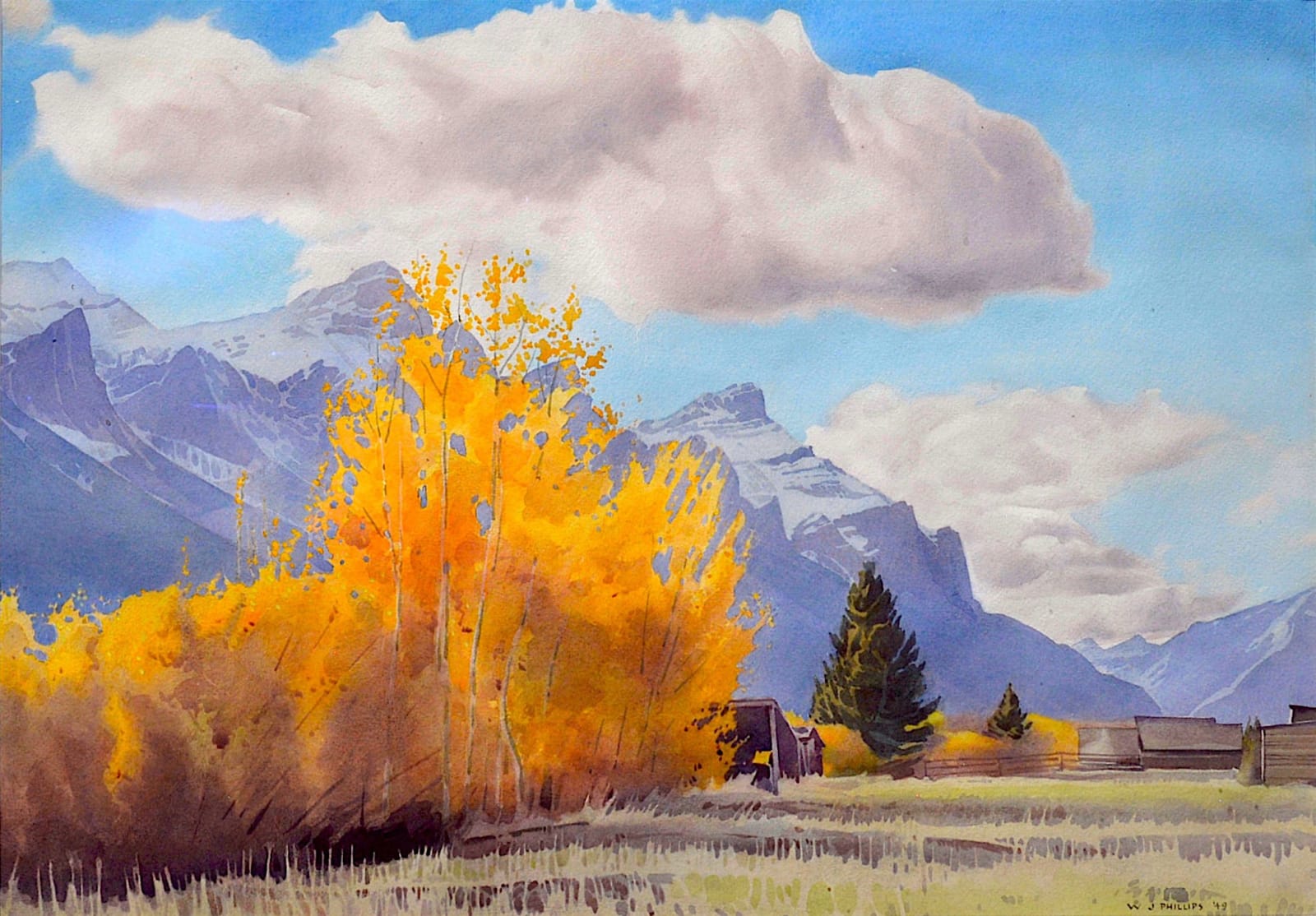 Walter Joseph Phillips, Canmore, 1949