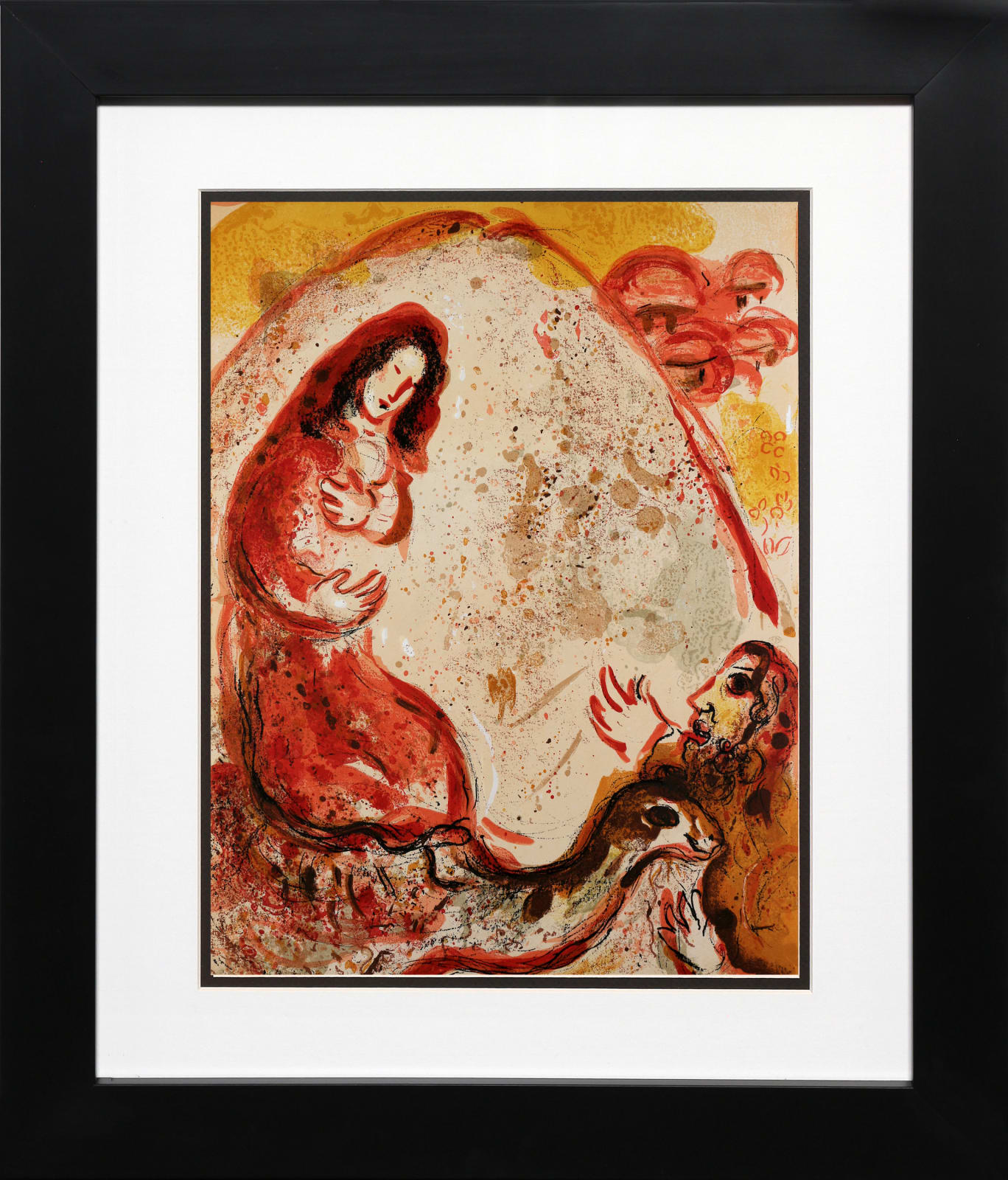 Marc Chagall, Rachel Dérobe Les Idoles De Son Pére (Rachel Hides Her Father's Household Gods), 1960