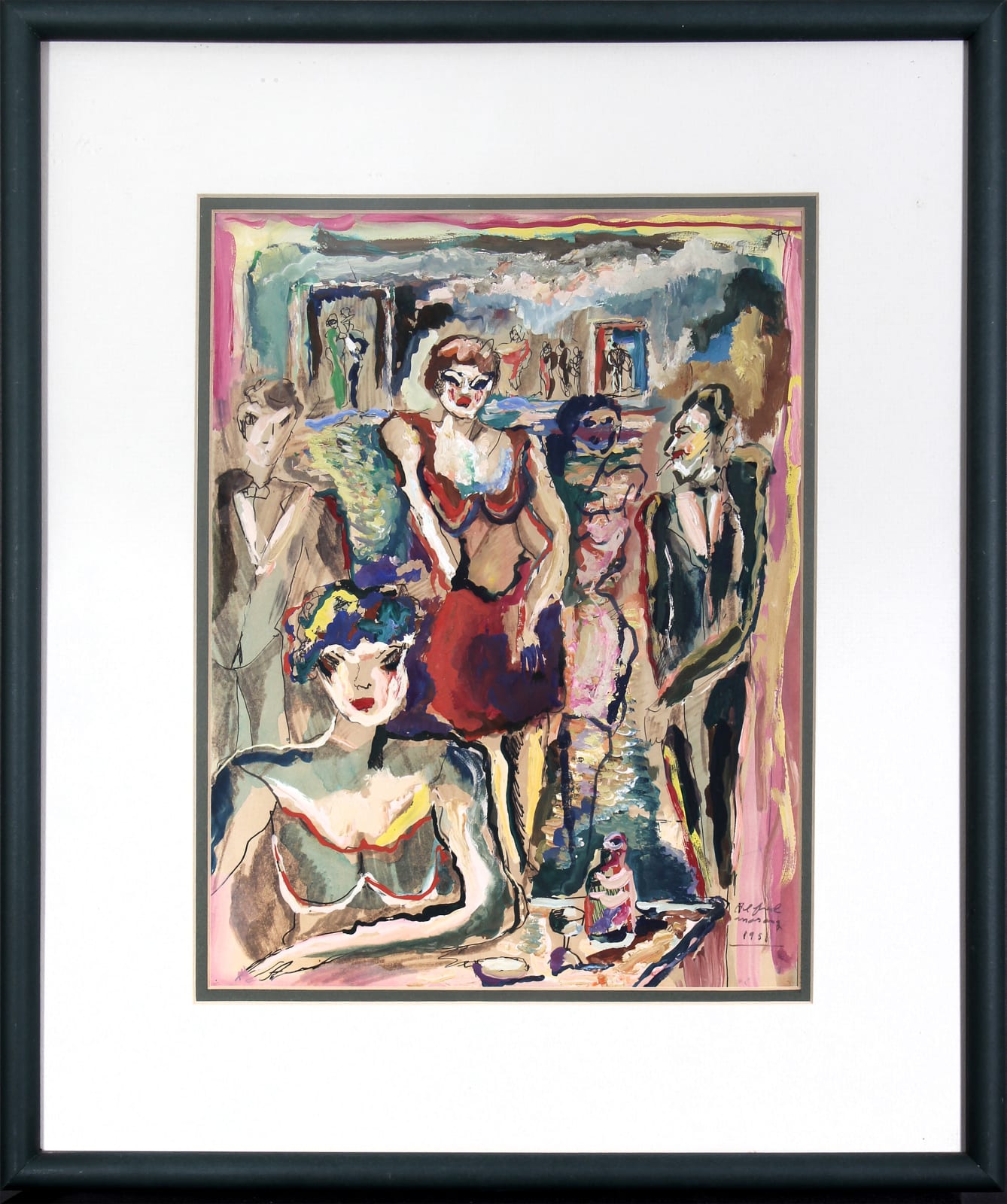 Alfred Morang, Untitled (Woman at Bar), 1951