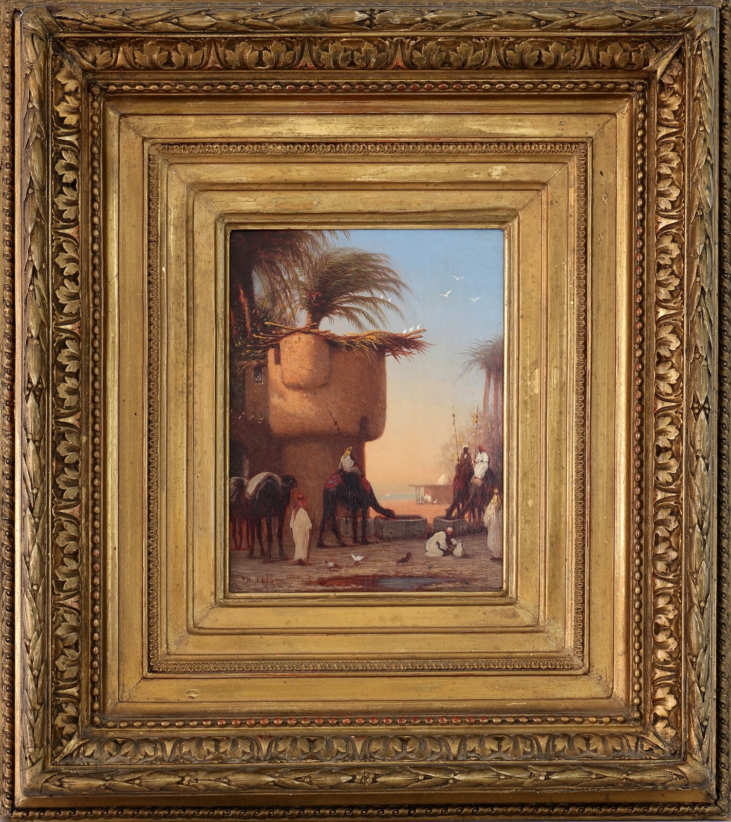 Theodore Frere, Un Village Bord La Nil, n.d.