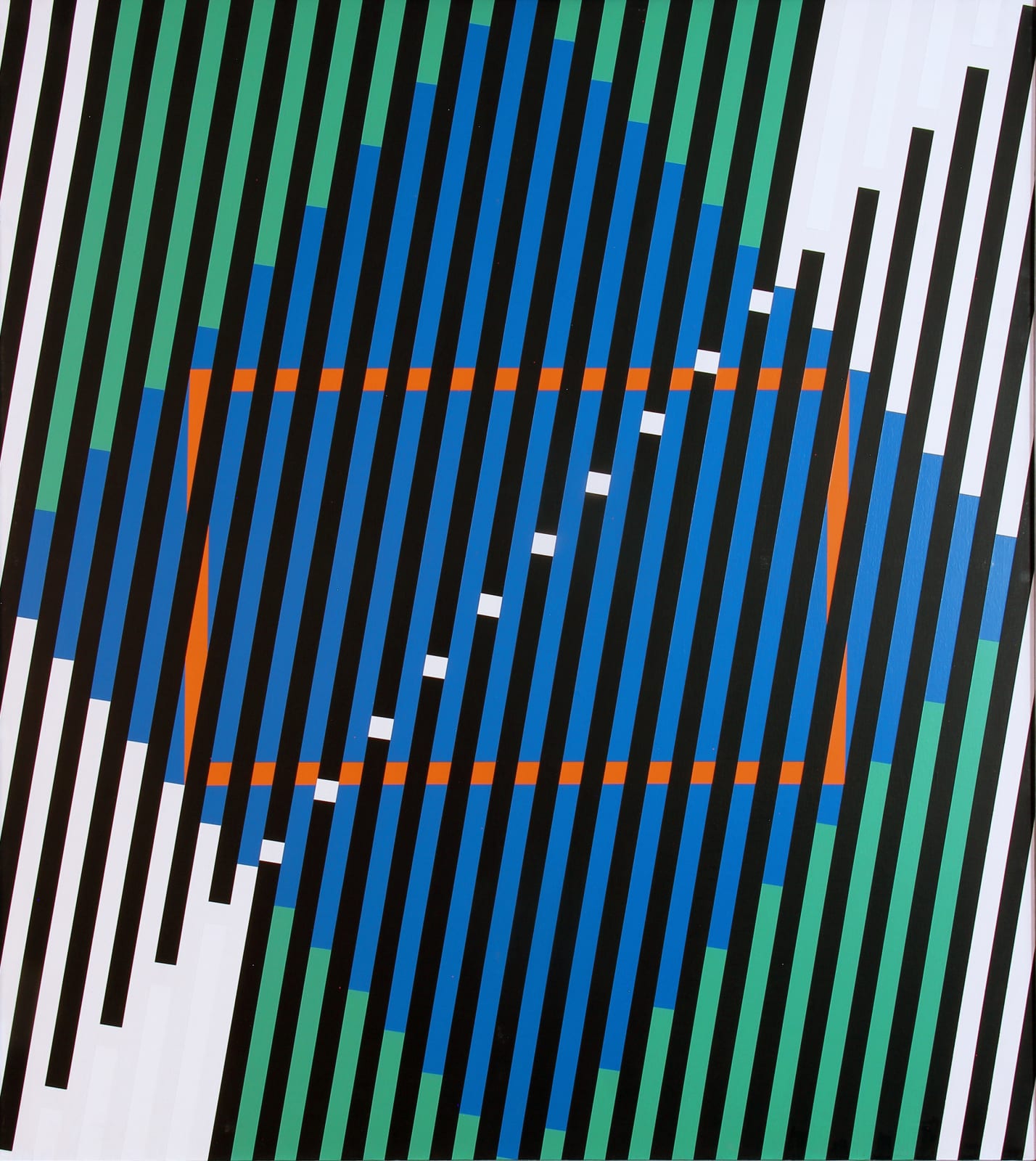 J. Jay McVicker, Untitled (Orange Rectangle), 1971