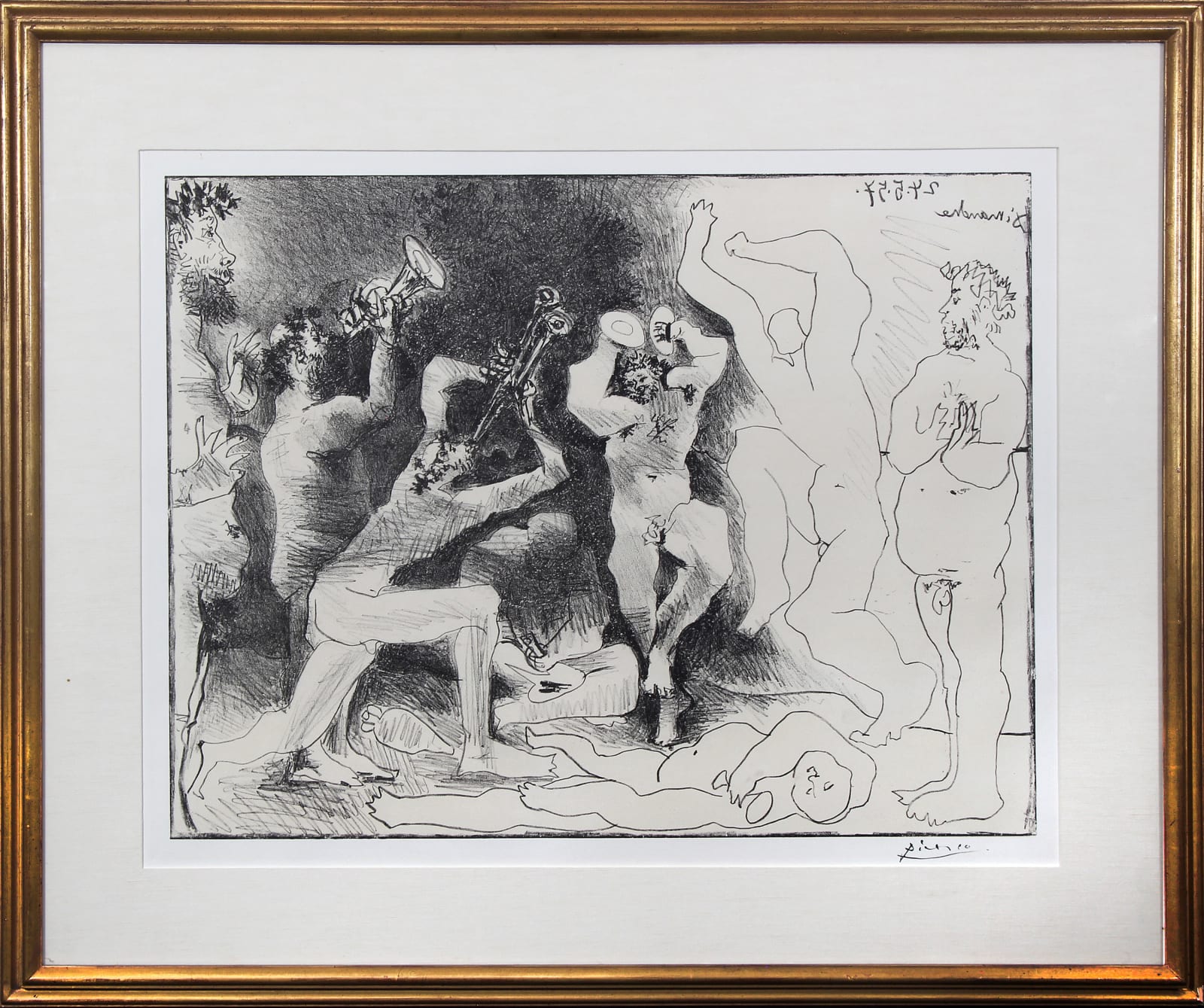 Pablo Picasso, La Danse des Faunes, 1957