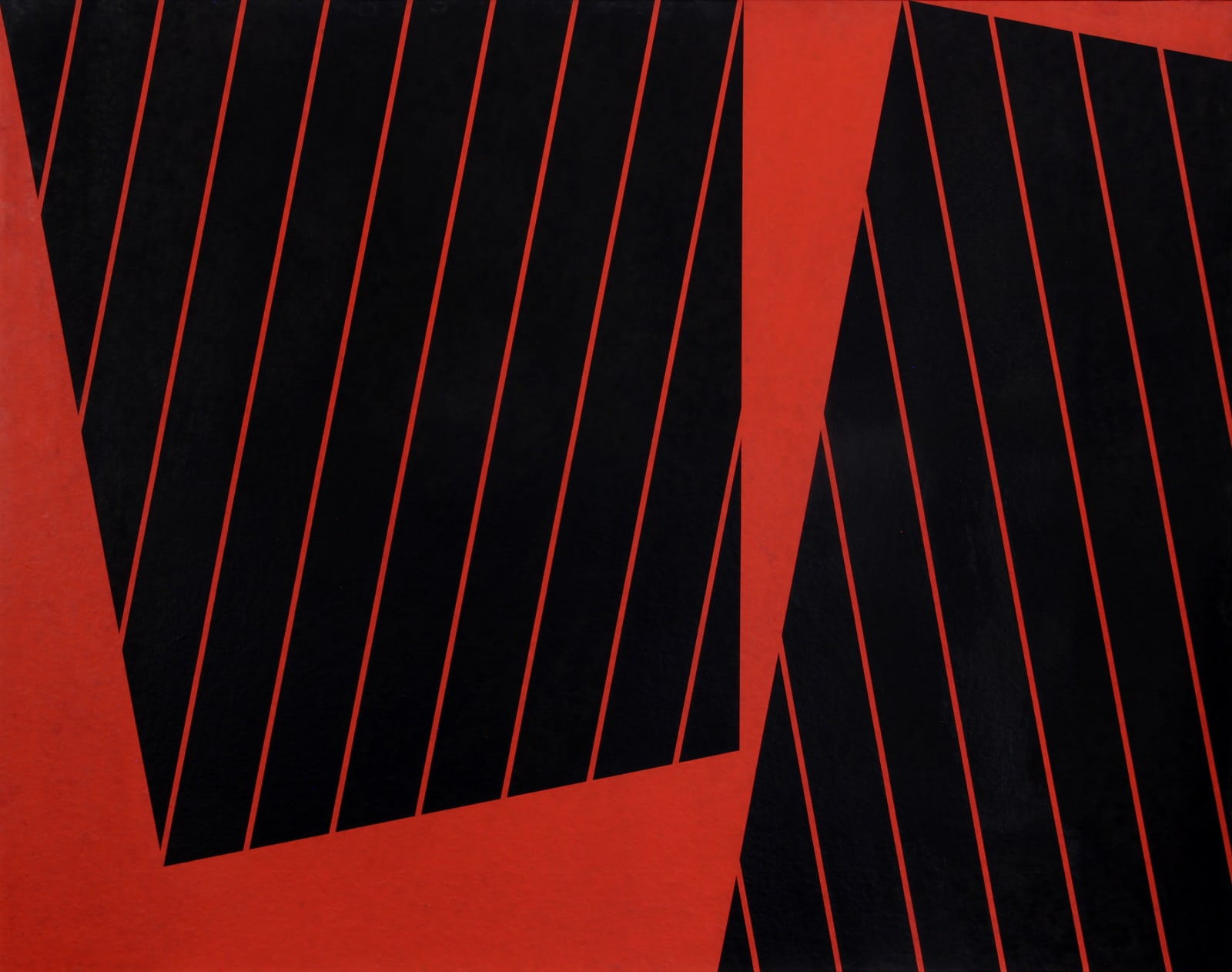J. Jay McVicker, Untitled (Orange/Black), 1973